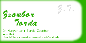 zsombor torda business card